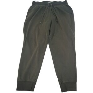 ORVIS Mens L‎ Classic Collection Jogger Sweatpants Olive Green Drawstring Lounge